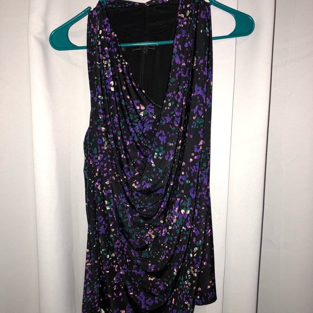 Black and purple top